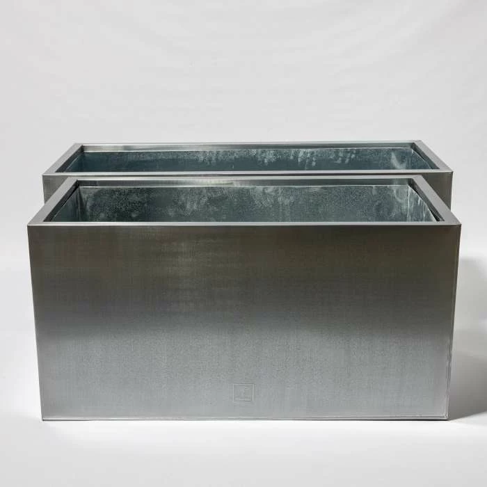 100cm Zinc Galvanised Silver Trough 6 100cm Zinc Galvanised Silver Trough - Image 4