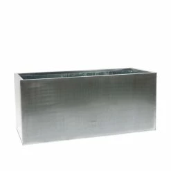 120cm Zinc Galvanised Silver Trough