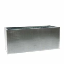120cm Zinc Galvanised Silver Trough -Planters Outlet Store PP9998 add image 5 e6ce