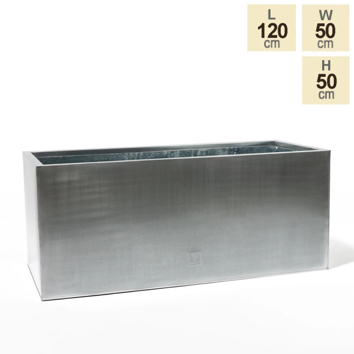 100cm Zinc Galvanised Silver Trough 9 100cm Zinc Galvanised Silver Trough - Image 7