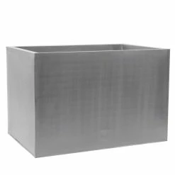 Planters Outlet Store 29 75cm Zinc Galvanised Silver Trough