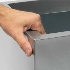 75cm Zinc Galvanised Silver Trough -Planters Outlet Store PP9999 add image 3 197f