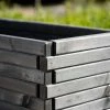 1.1m Pine Wood Raised Trough Planter in Grey 2 1.1m Pine Wood Raised Trough Planter in Grey -Planters Outlet Store PPGRY 1 d975