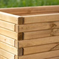 1.1m Pine Raised Trough Planter 14 1.1m Pine Raised Trough Planter -Planters Outlet Store wd 2 a356